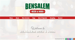 Desktop Screenshot of bensalembeerandsoda.com